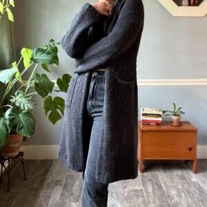 Vintage J.Crew Alpaca Blend Long Cardigan Duster